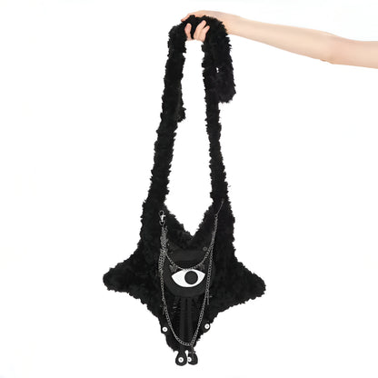 不気味な瞳バッグ